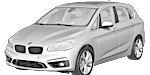 BMW F45 U054D Fault Code